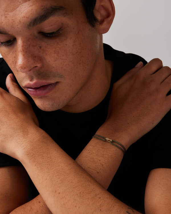 sarah & sebastian Lock Cord Bracelet