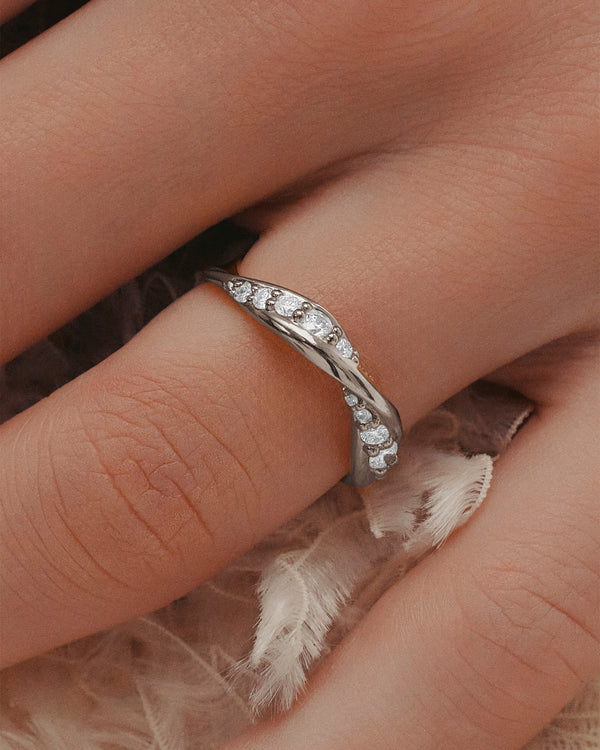 sarah & sebastian Marine Diamond Wedding Band I