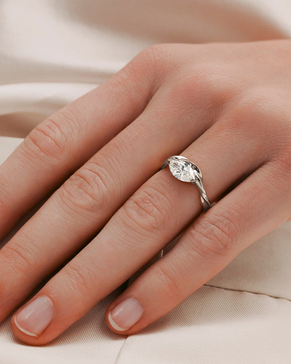 Sarah & Sebastian Marine Marquise Engagement Ring