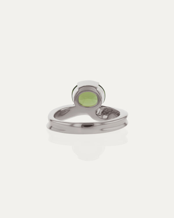 Sarah & Sebastian Marine Oval Peridot Ring