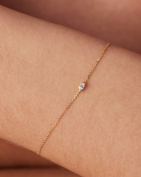 Sarah & Sebastian Marquise Diamond Soldered Chain