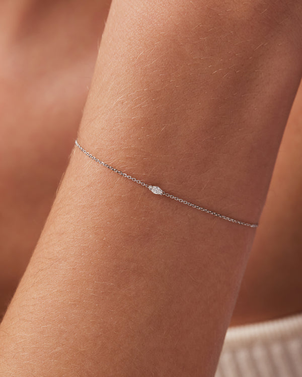 Sarah & Sebastian Marquise Diamond Soldered Chain