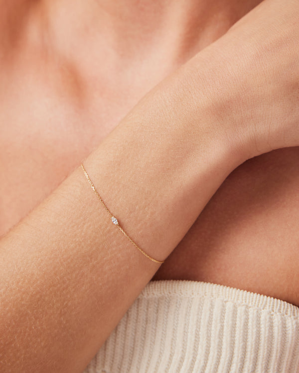 sarah & sebastian Marquise Diamond Soldered Chain