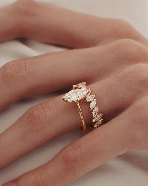 Sarah & Sebastian Marquise Engagement Ring