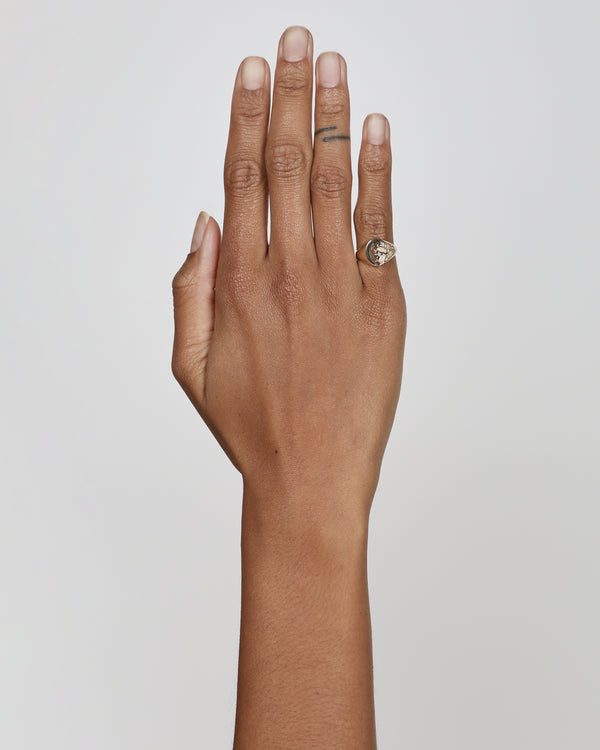 sarah & sebastian Nymph Opal Signet Ring