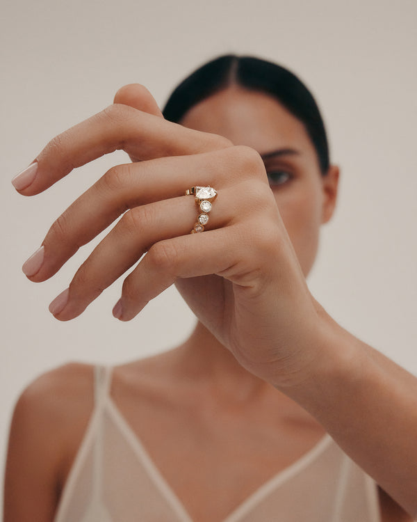 Sarah & Sebastian Ocean Engagement Ring