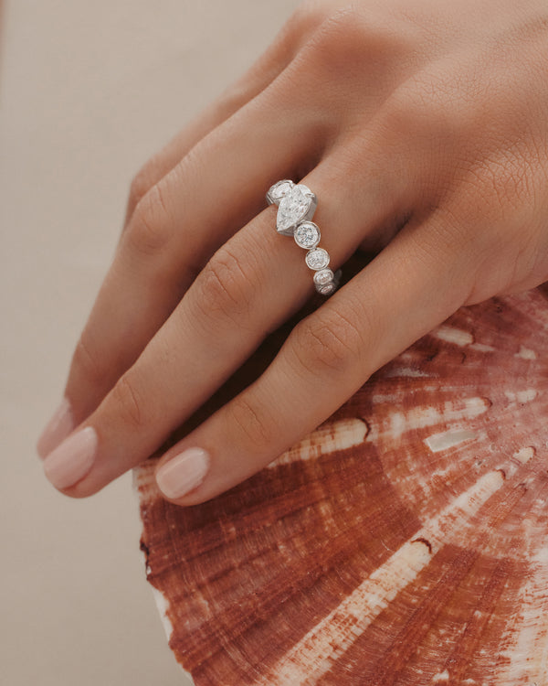 sarah & sebastian Ocean Engagement Ring