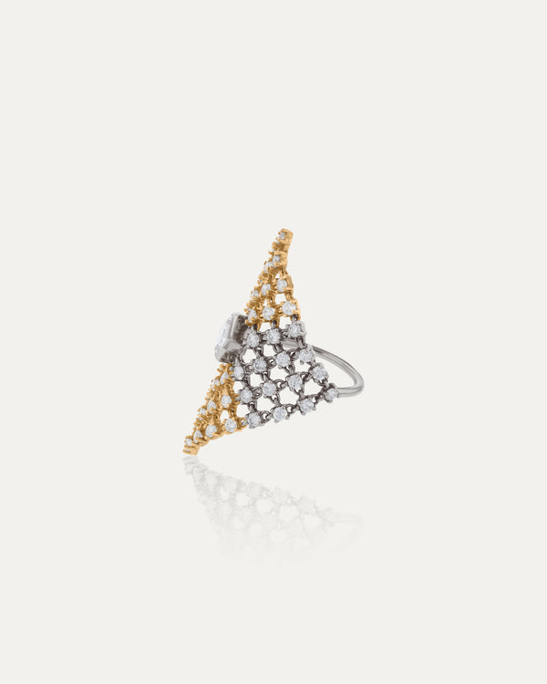 Sarah & Sebastian Ondine Asscher Ring