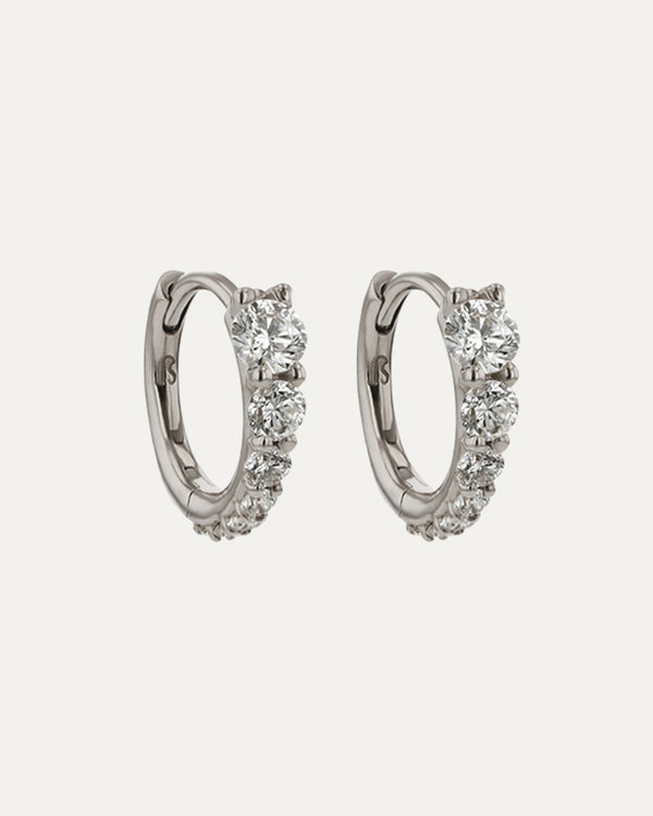 Sarah & Sebastian Ouroboros Diamond Hoop