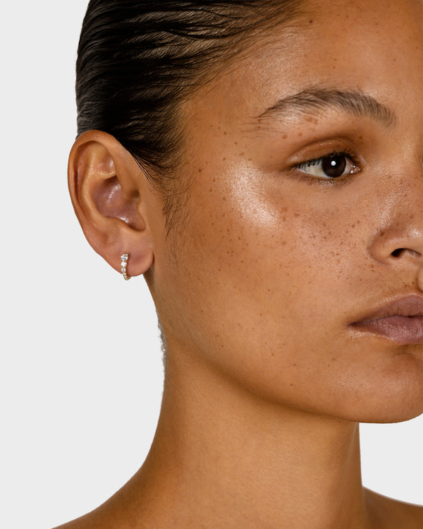 Sarah & Sebastian Ouroboros Diamond Hoops