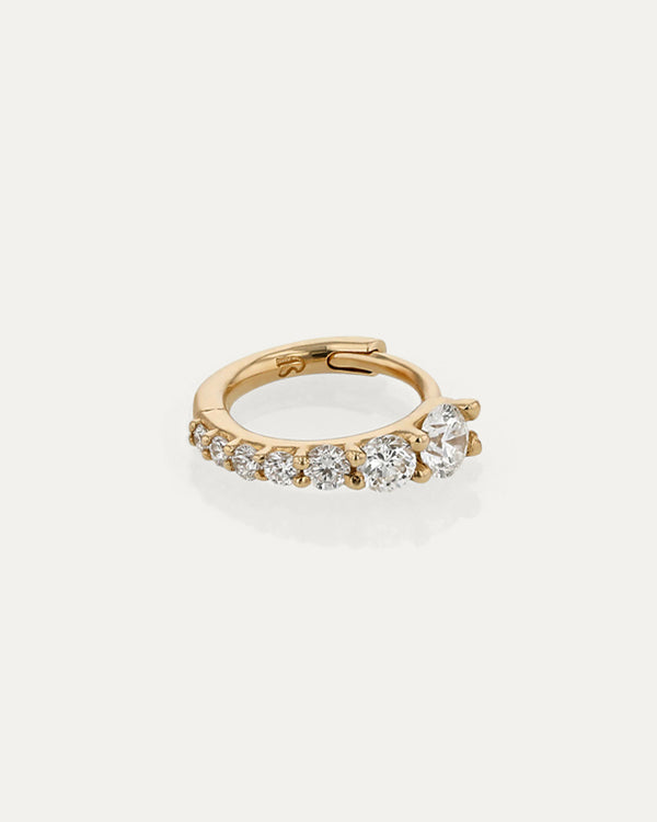 Sarah & Sebastian Ouroboros Diamond Hoops
