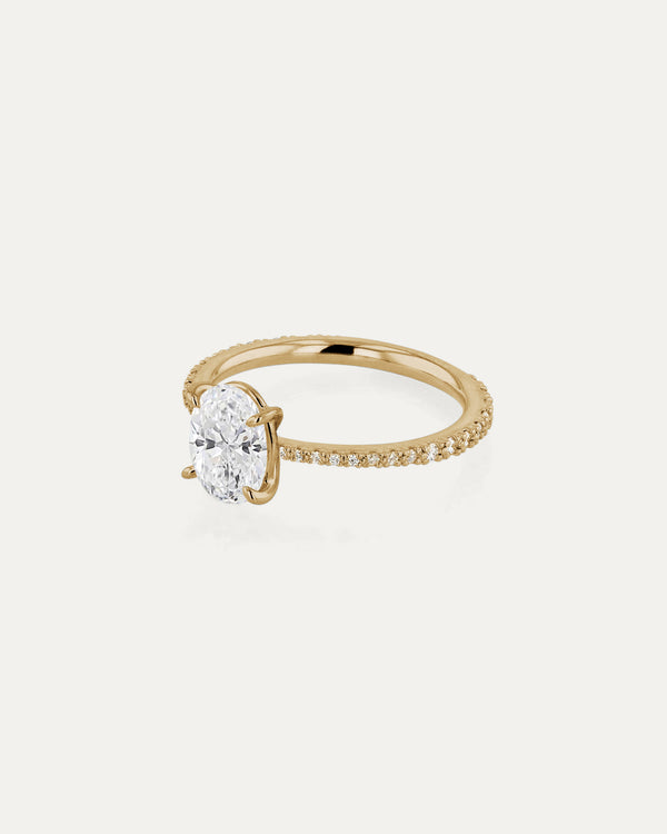 Sarah & Sebastian Oval Eternity Engagement Ring