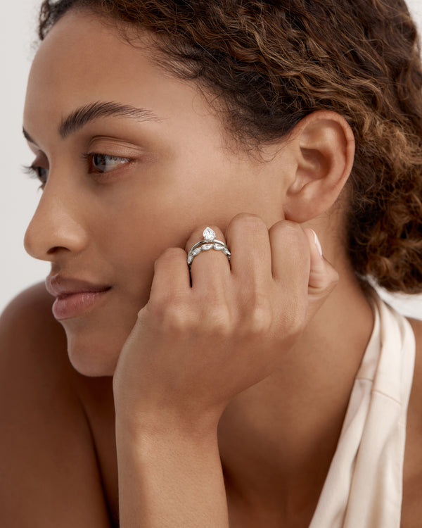 Sarah & Sebastian Pear Engagement Ring