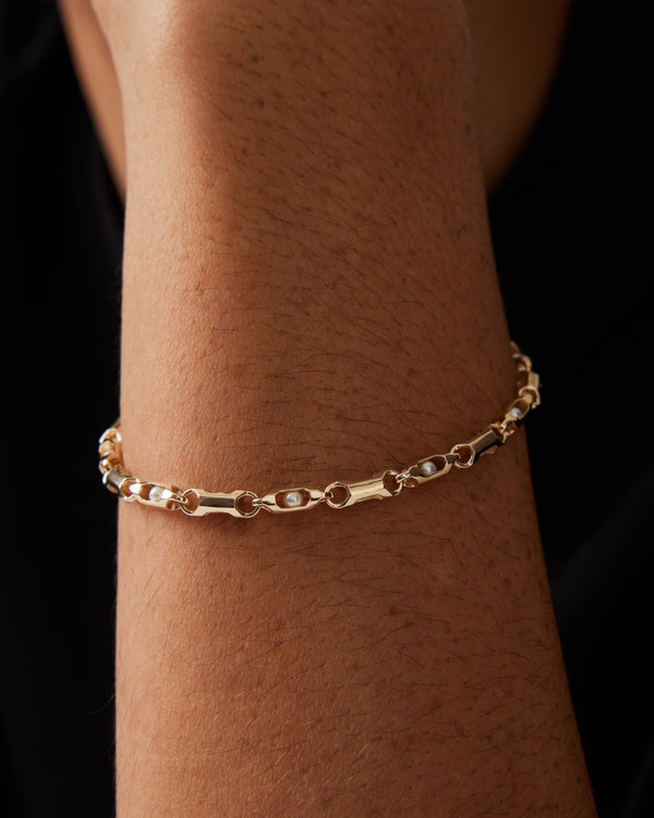 Sarah & Sebastian Pearl Piston Bracelet