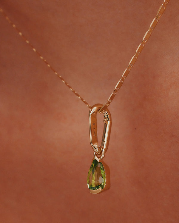 Sarah & Sebastian Peridot Carabiner Charm