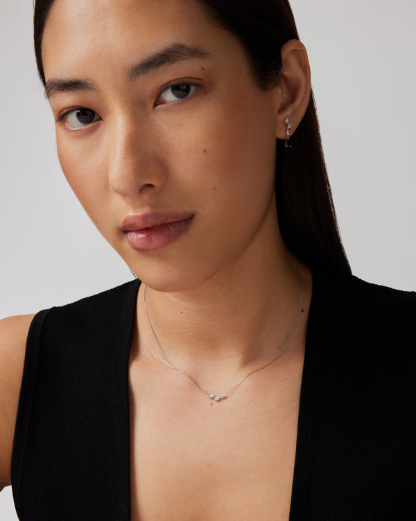 sarah & sebastian Petite Diamond Corridor Necklace