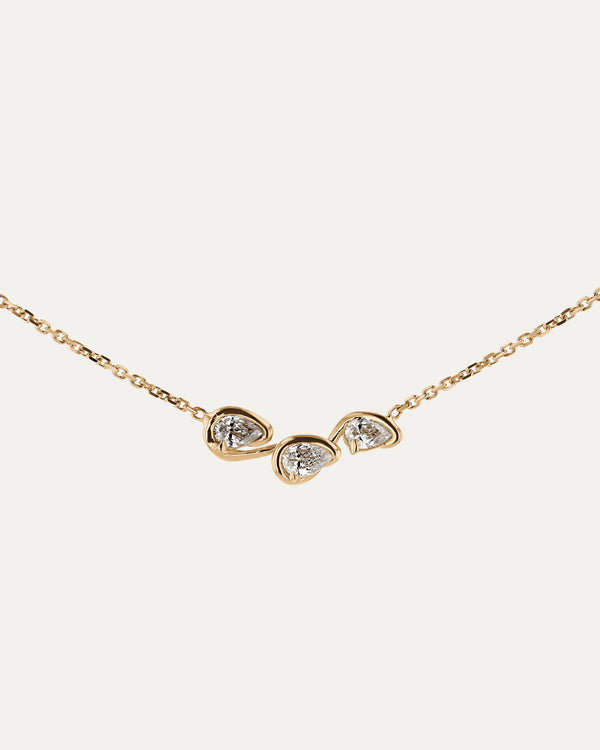 sarah & sebastian Petite Diamond Corridor Necklace