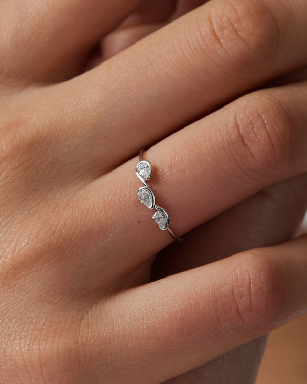 Sarah & Sebastian Petite Diamond Corridor Ring