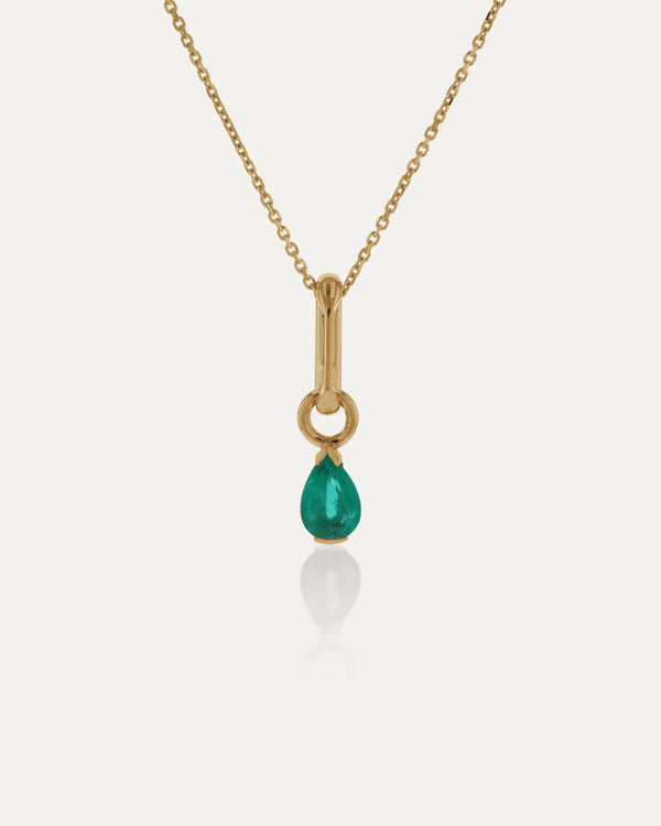 Sarah & Sebastian Petite Emerald Carabiner Charm