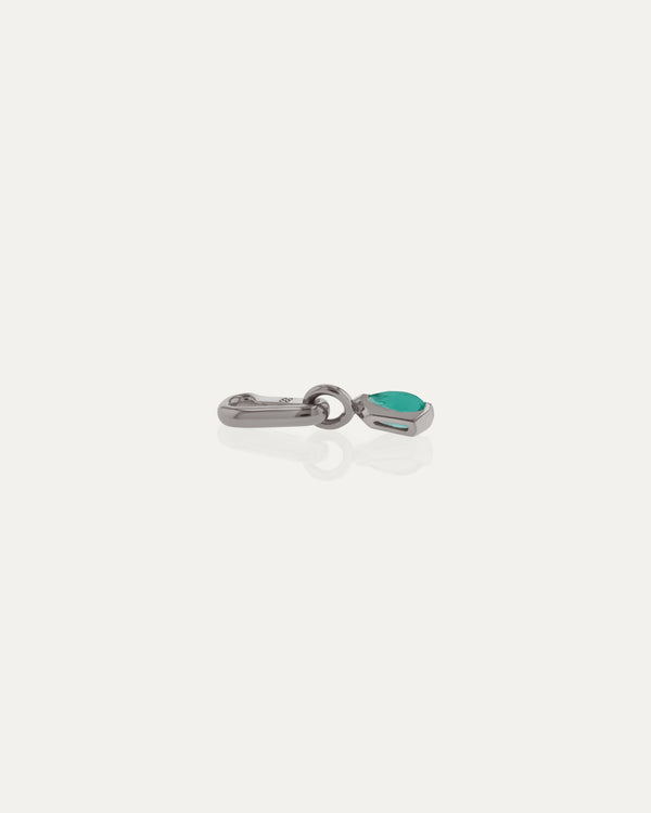 Sarah & Sebastian Petite Emerald Carabiner Charm