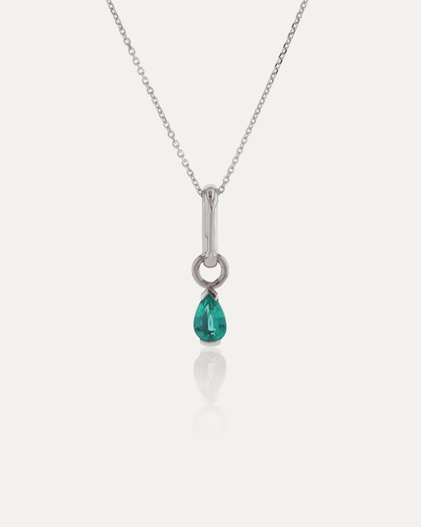 Sarah & Sebastian Petite Emerald Carabiner Charm
