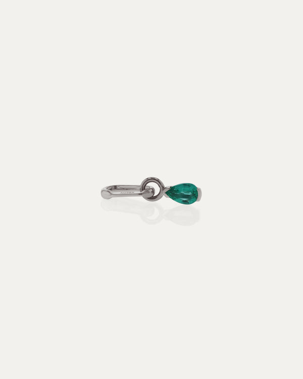 sarah & sebastian Petite Emerald Carabiner Charm