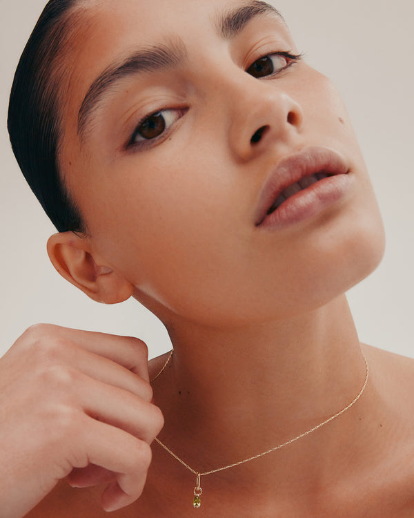 sarah & sebastian Petite Peridot Carabiner Charm