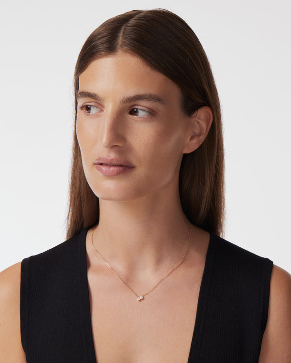 Sarah & Sebastian Petite Round Toi Et Moi Necklace