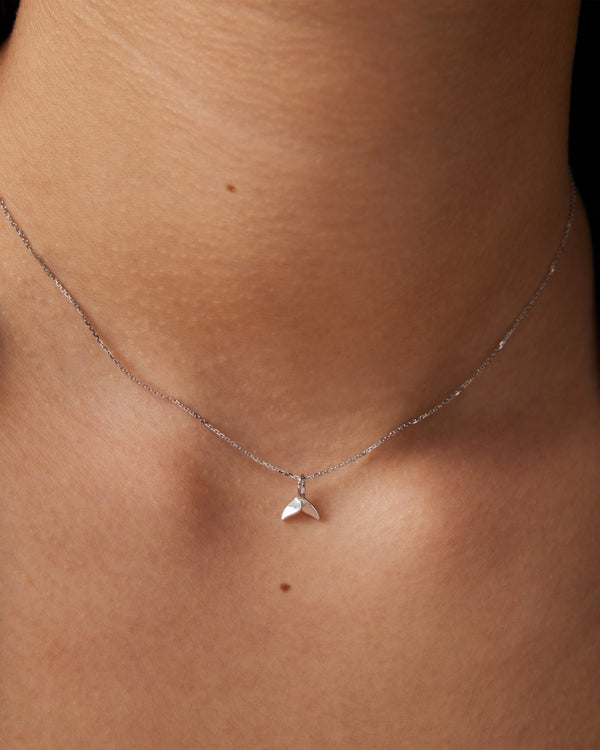 sarah & sebastian Petite Whale Necklace