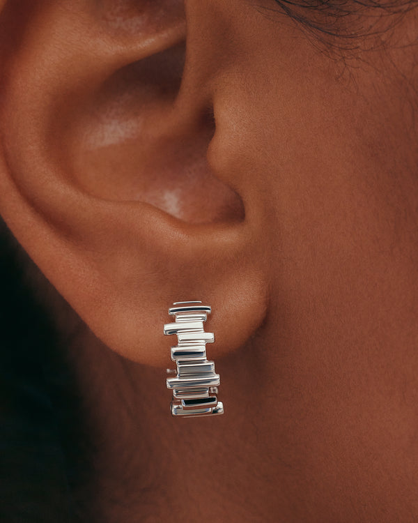 Sarah & Sebastian Pillar Hoops