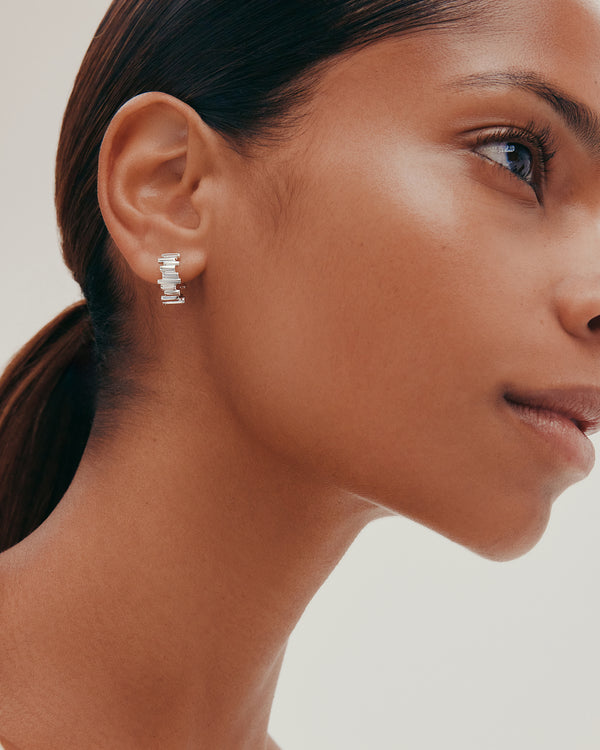 sarah & sebastian Pillar Hoops