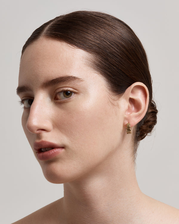 sarah & sebastian Pillar Hoops