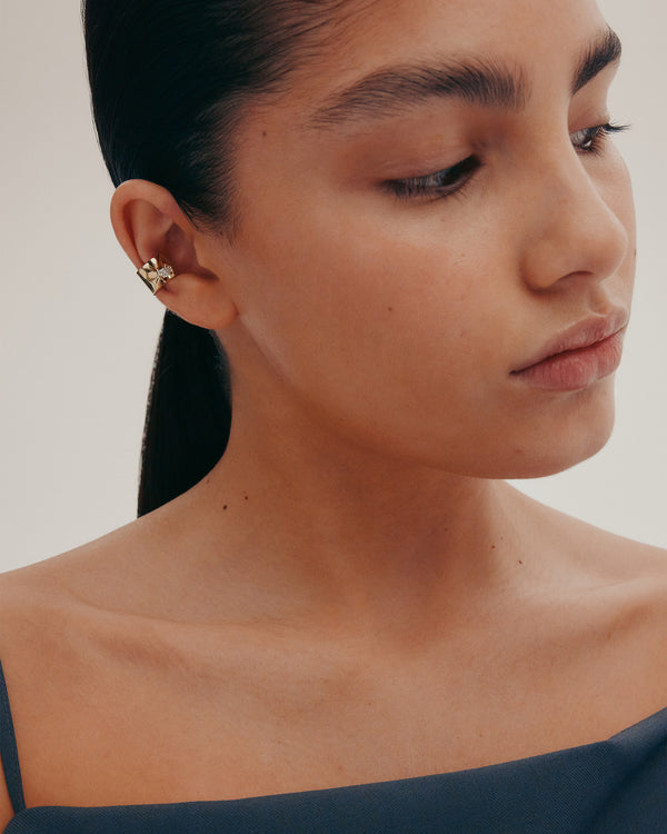 Sarah & Sebastian Rhythm Diamond Ear Cuff
