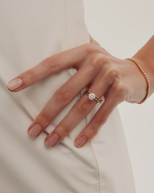 Sarah & Sebastian Round Engagement Ring