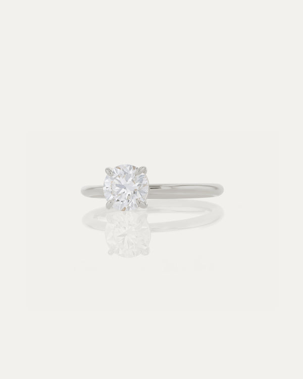 sarah & sebastian Round Engagement Ring