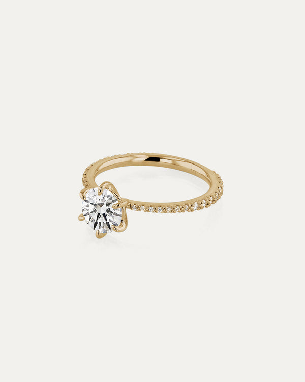Sarah & Sebastian Round Eternity Engagement Ring