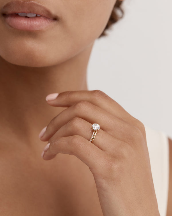 Sarah & Sebastian Round Eternity Engagement Ring