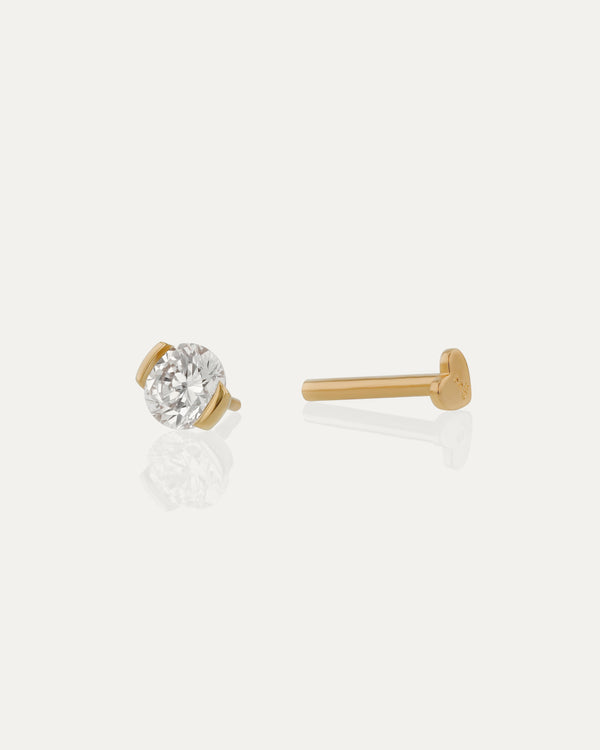 Sarah & Sebastian Round Suspense Cartilage Earring