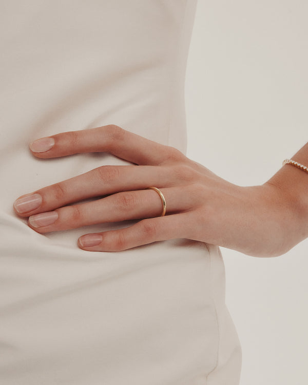 Sarah & Sebastian Round Wedding Band
