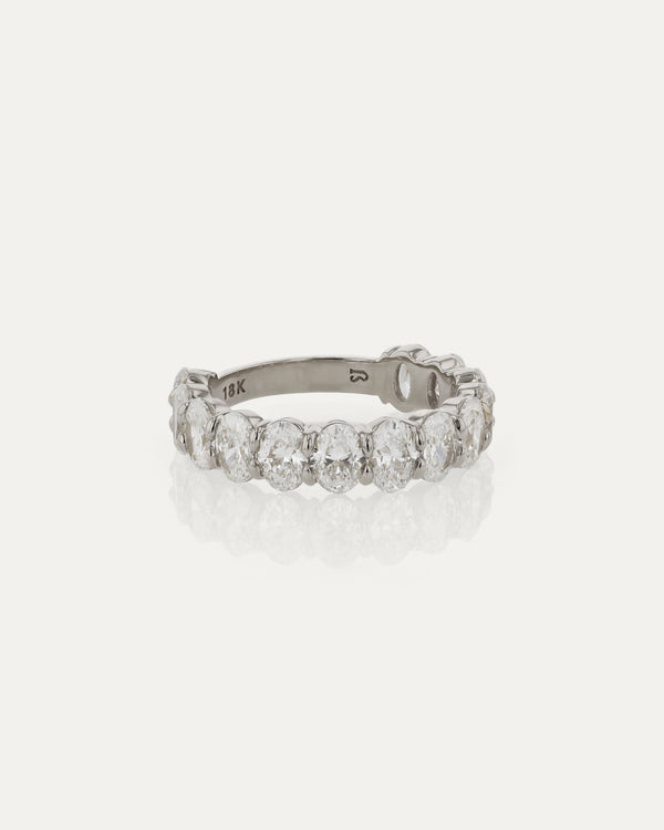 Sarah & Sebastian Salt Oval Diamond Ring I