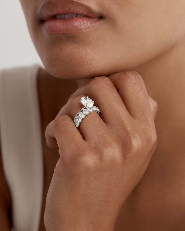 Sarah & Sebastian Salt Oval Diamond Ring I