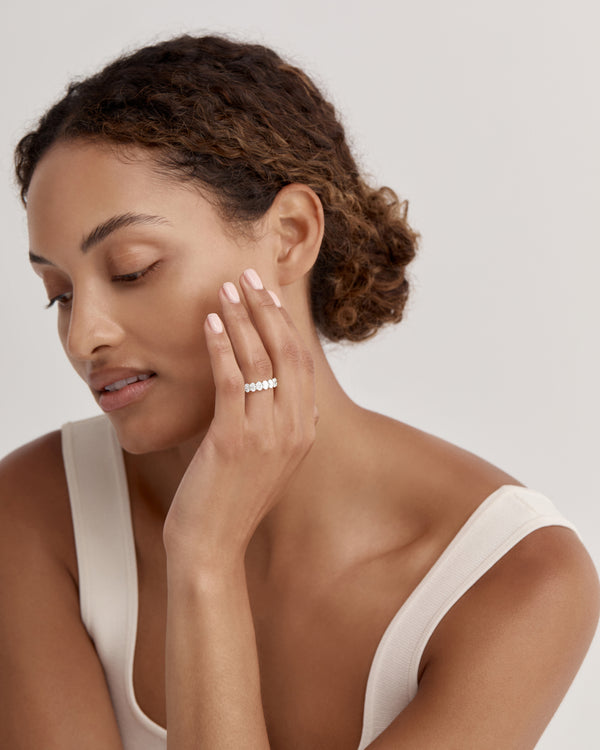 sarah & sebastian Salt Oval Diamond Ring I