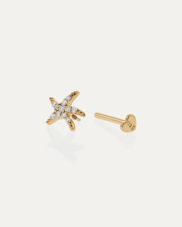 sarah & sebastian Sea Star Cartilage Earring