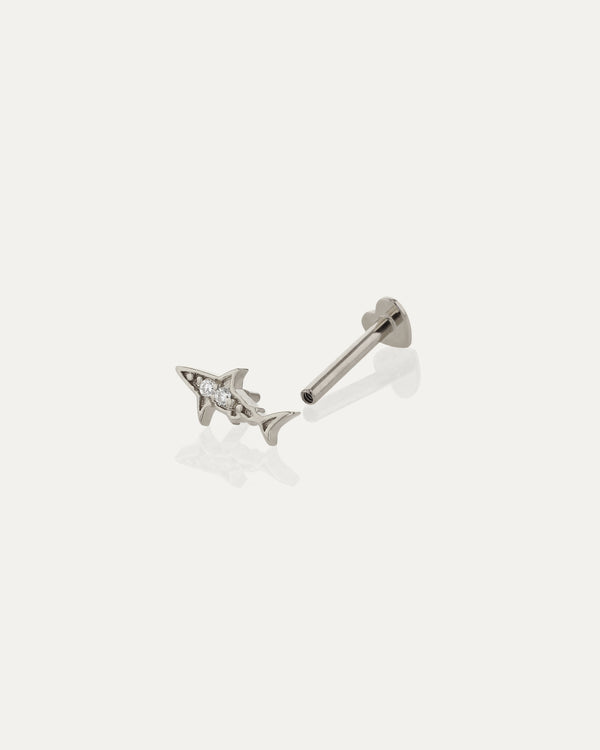 Sarah & Sebastian Shark Diamond Cartilage Earring
