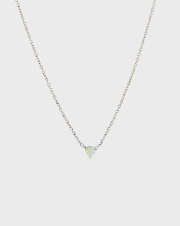 sarah & sebastian Single Birthstone Necklace