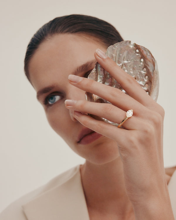 Sarah & Sebastian Suspense Marquise Ring