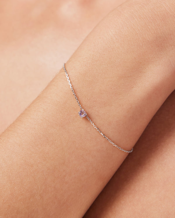 Sarah & Sebastian The Amethyst Birthstone Bracelet