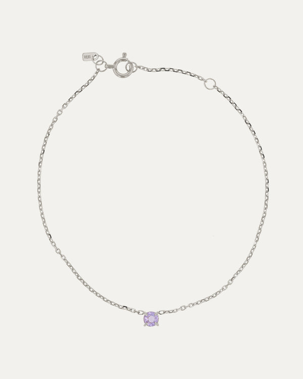 Sarah & Sebastian The Amethyst Birthstone Bracelet