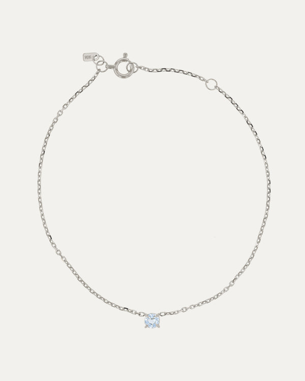 Sarah & Sebastian The Aquamarine Birthstone Bracelet