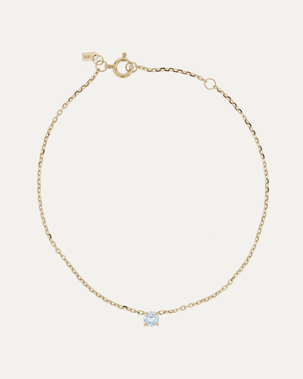 Sarah & Sebastian The Aquamarine Birthstone Bracelet